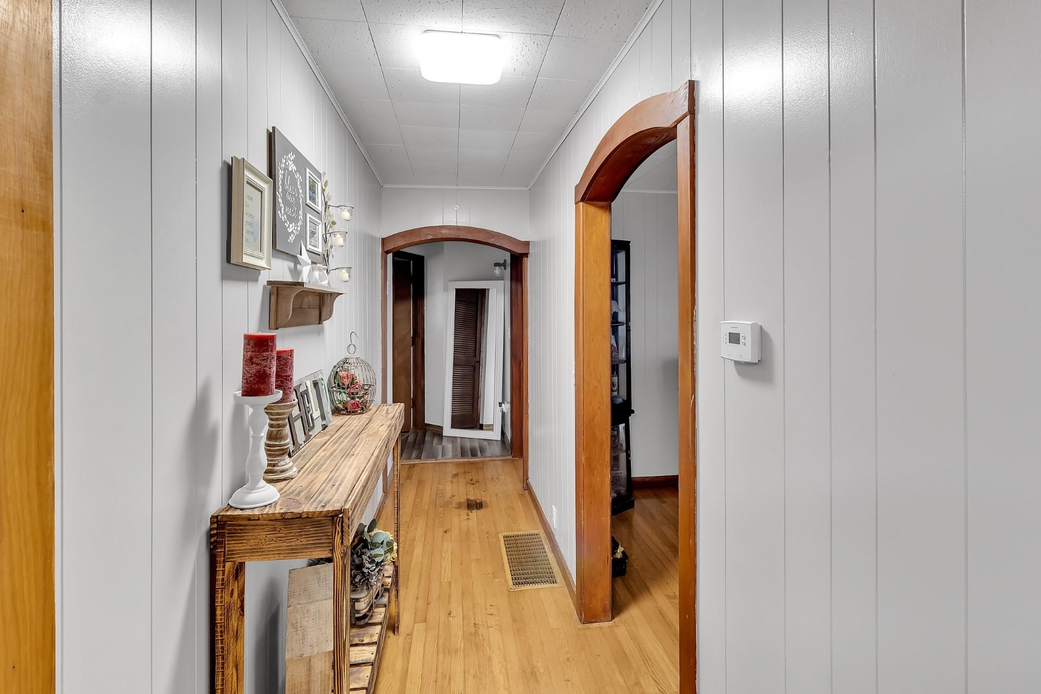 670 Thompson Cove Road Clyde, NC 28721 - Photo 11 of 45 a view of front door with hallway