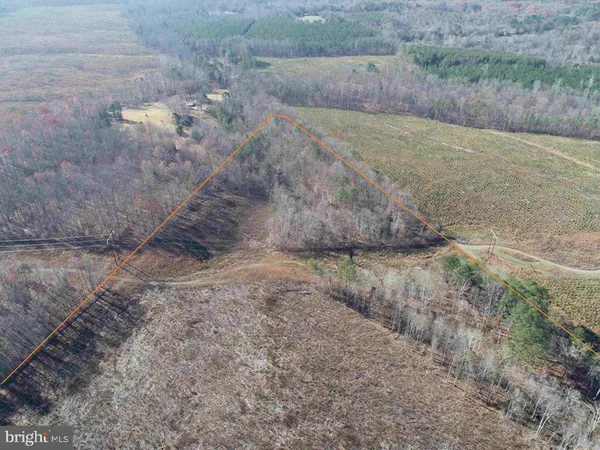 a view of a dry yard with wooden fence