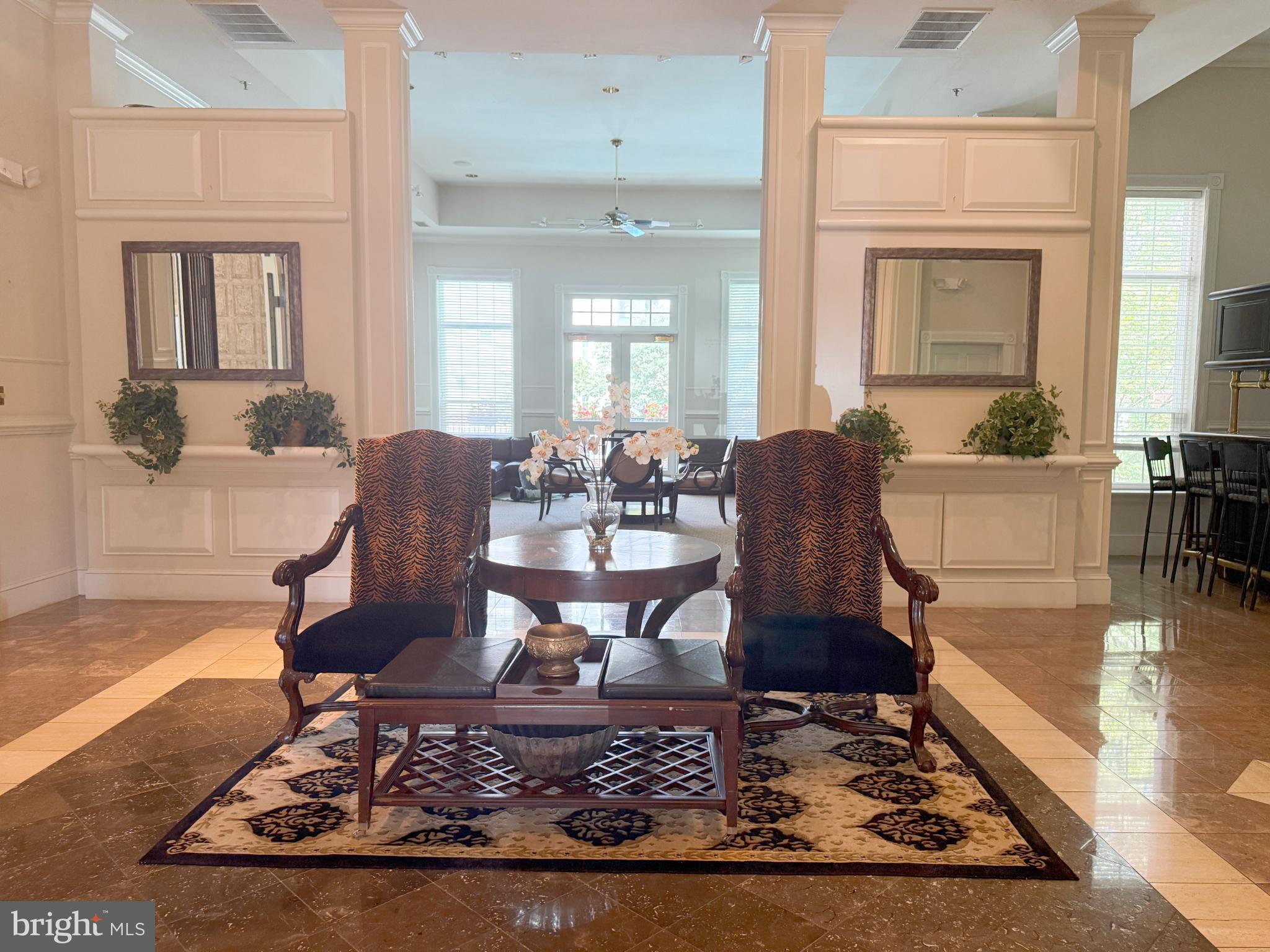 1530 Spring Gate Dr., Unit 9317 McLean, VA 22102 - Photo 46 of 55 Elegant foyer with inviting seating area.