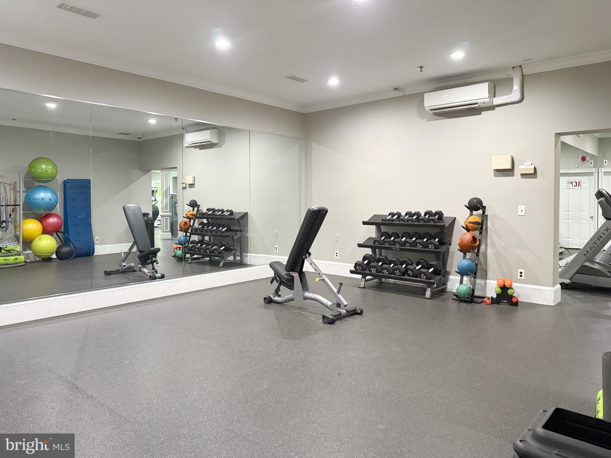 1530 Spring Gate Dr., Unit 9317 McLean, VA 22102 - Photo 49 of 55 Modern fitness space with ample equipment.
