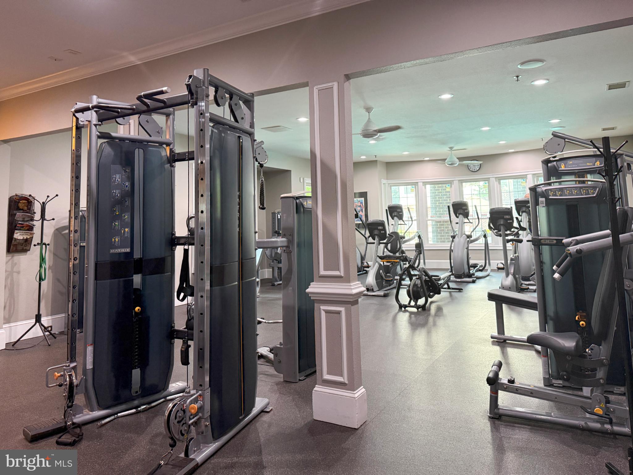 1530 Spring Gate Dr., Unit 9317 McLean, VA 22102 - Photo 51 of 55 Modern fitness center with diverse equipment.