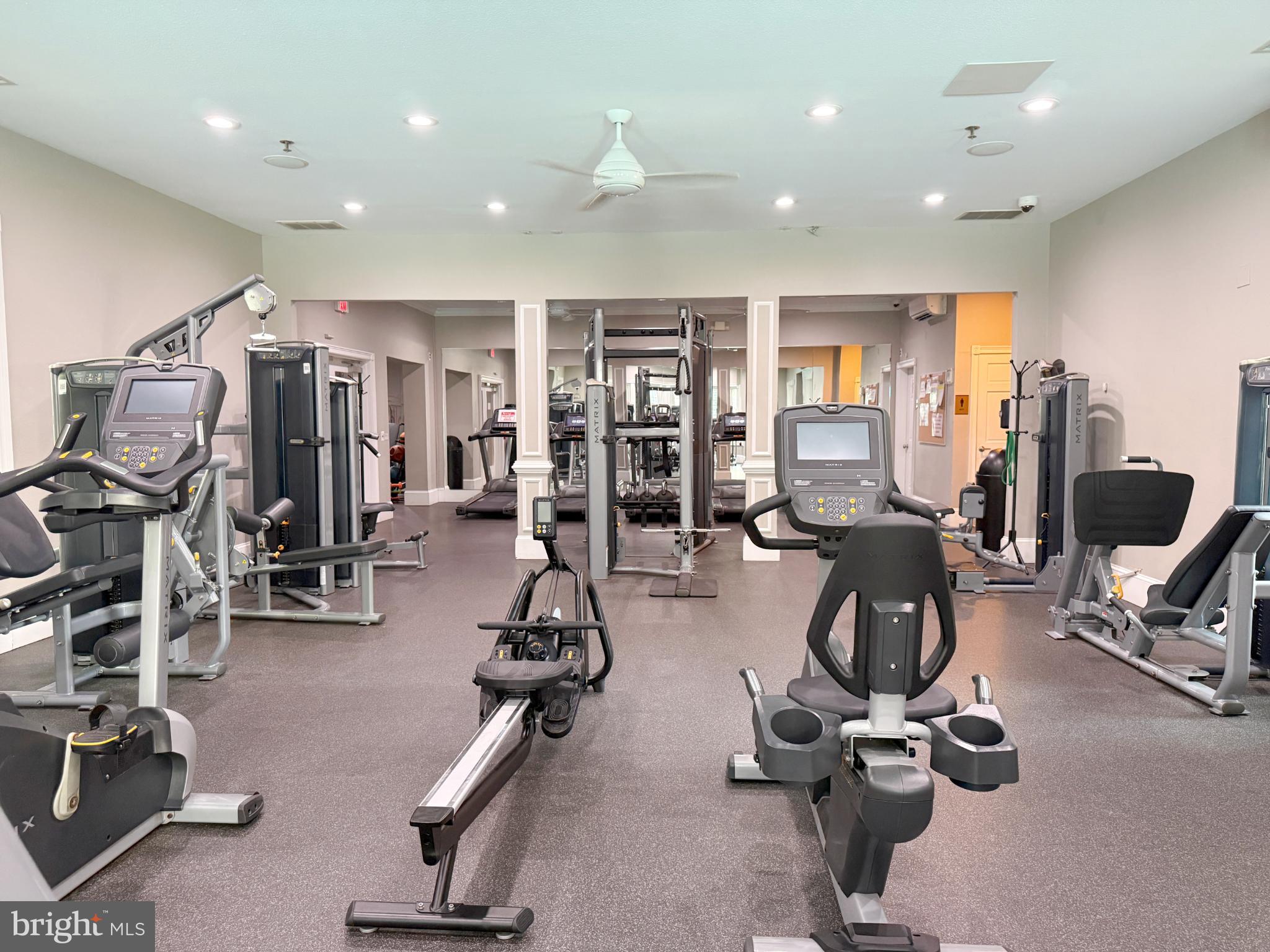 1530 Spring Gate Dr., Unit 9317 McLean, VA 22102 - Photo 55 of 55 Modern fitness center with diverse equipment.