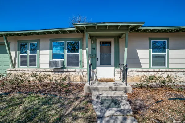 a view of house with door