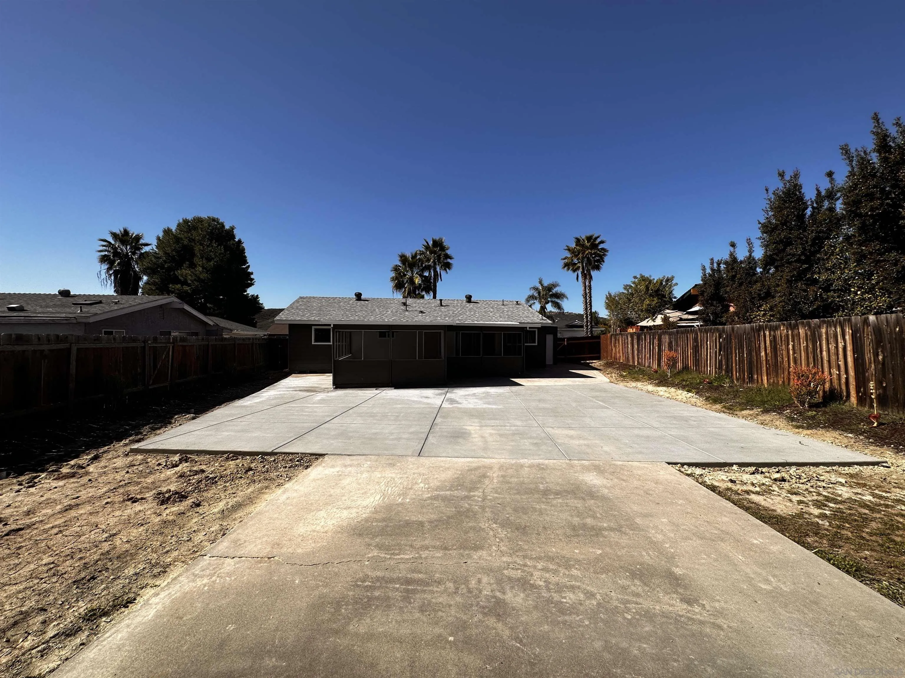 12733 McFeron Road Poway, CA 92064 - Photo 46 of 69 a view of a backyard of the house