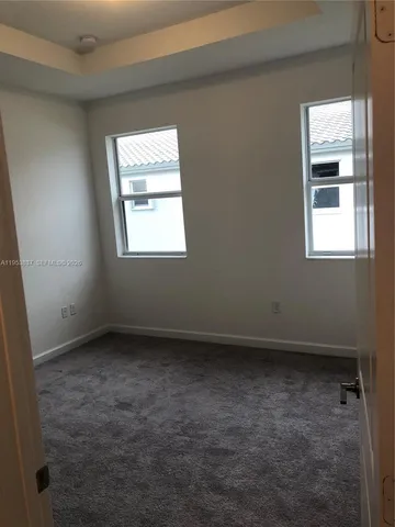 a view of a room with an empty racks