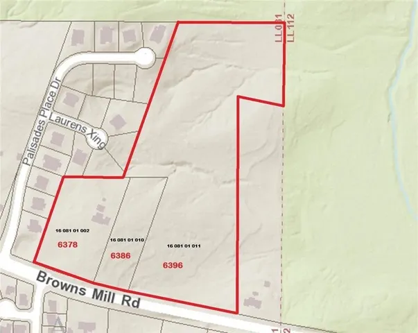 a view of a lush green space