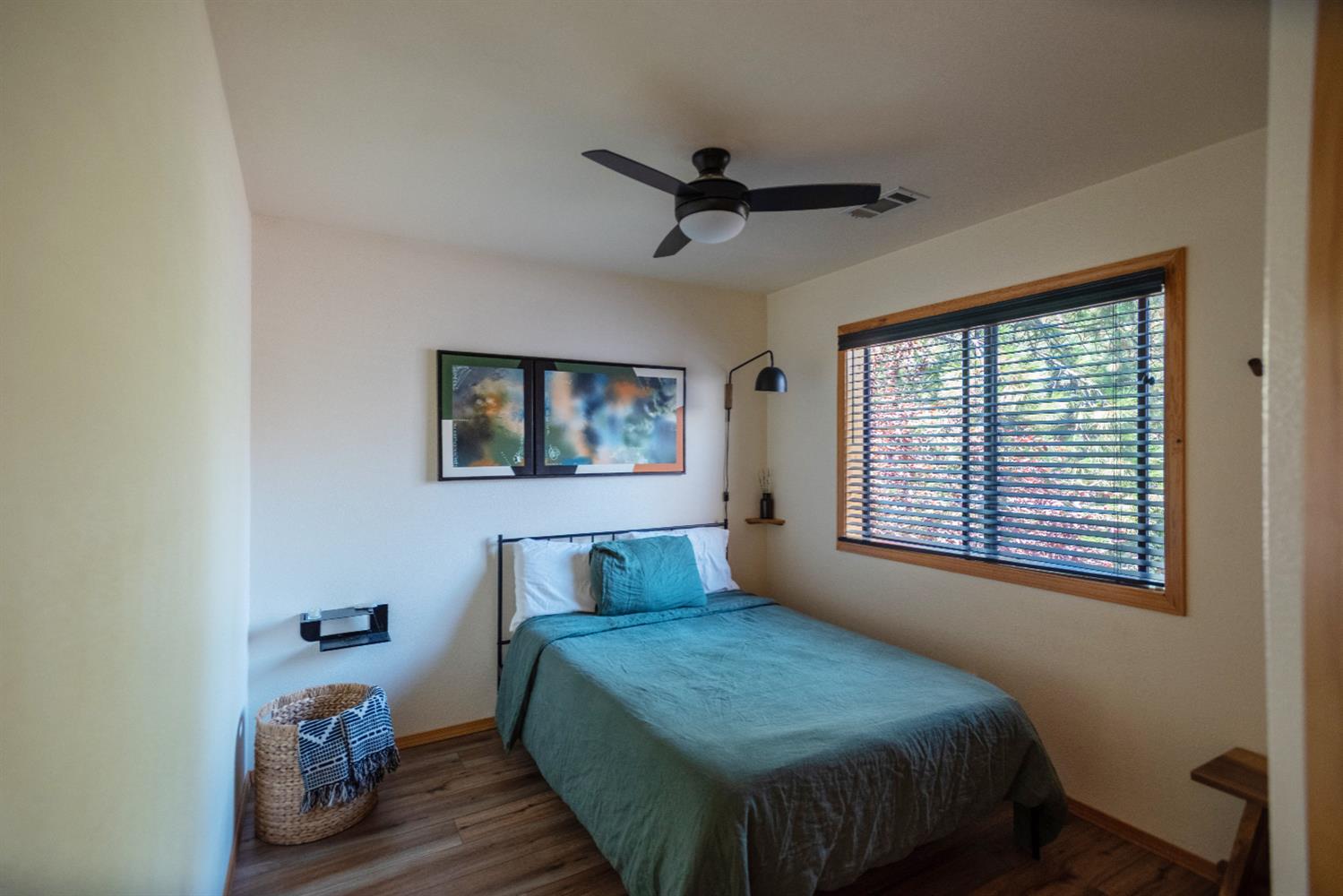 34075 Shaver Springs Road Auberry, CA 93602 - Photo 37 of 38 a bedroom with a bed and a window