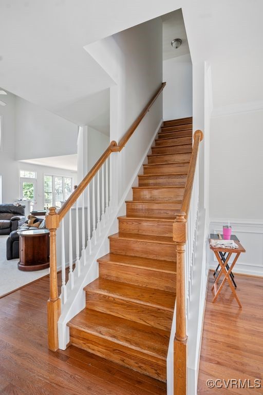 14306 Camack Trail Midlothian, VA 23114 - Photo 22 of 48 a view of entryway and hall with wooden floor