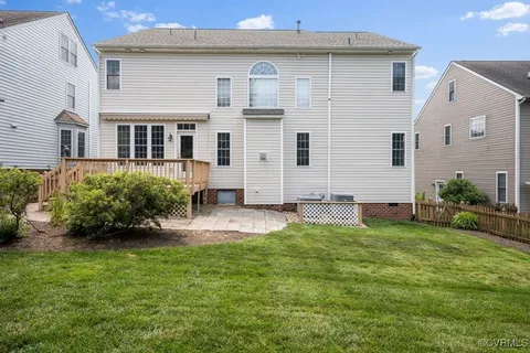 a house view with a garden space