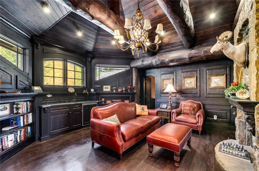 189 Juniata Circle Breckenridge, CO 80424 - Photo 17 of 35 a outdoor living space with furniture and a fireplace