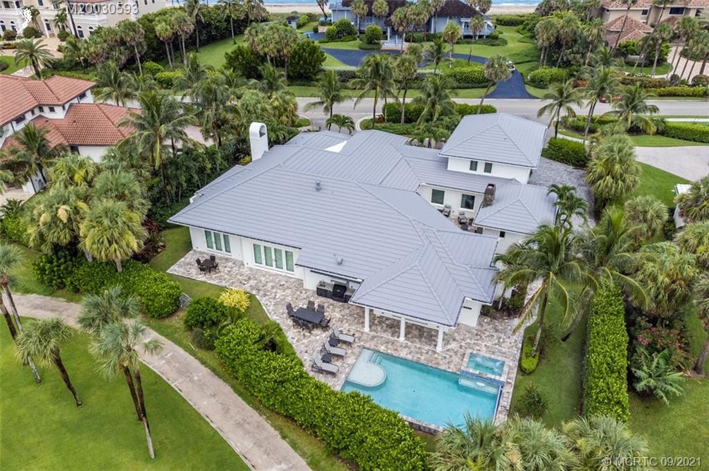 1904 Southeast Sailfish Point Boulevard Stuart, FL 34996 - Photo 63 of 72 an aerial view of house with yard