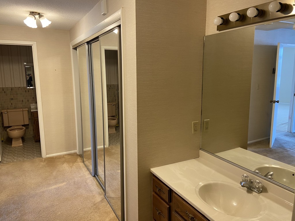 80 Salisbury Street, Unit 603 Worcester, MA 01609 - Photo 6 of 18 a bathroom with a sink and a mirror