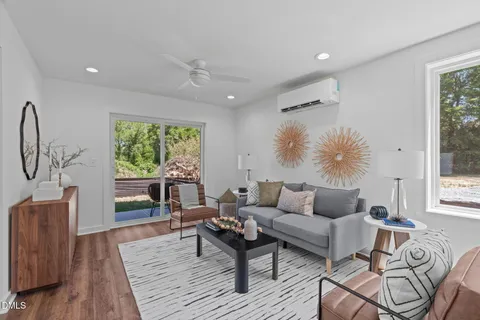 a outdoor space with a couch