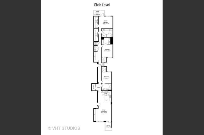 1132 West Adams Street, Unit PHE Chicago, IL 60607 - Photo 22 of 23 a picture of a room with a white wall