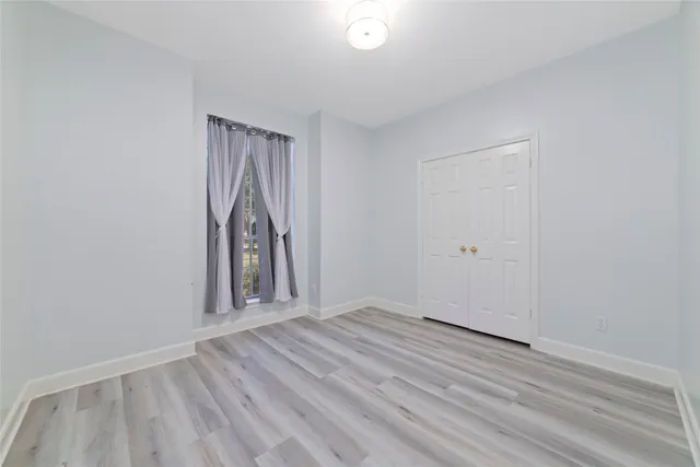 wooden floor in a room