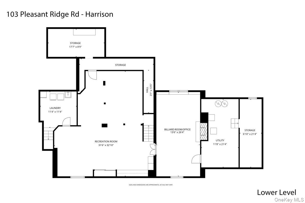 103 Pleasant Ridge Road Harrison, NY 10528 - Photo 39 of 39 a picture of a floor plan