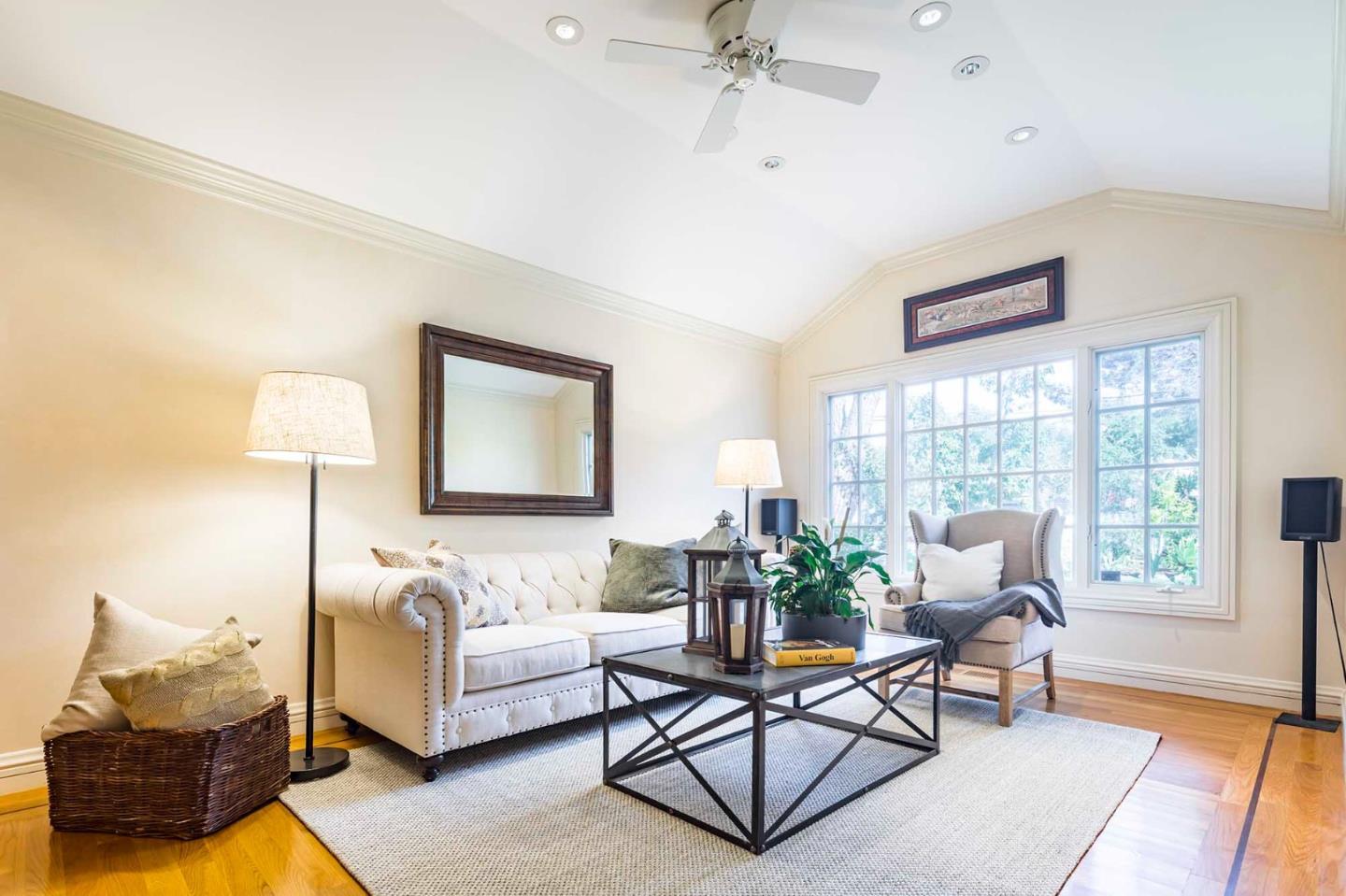 11491 Old Ranch Road Los Altos Hills, CA 94024 - Photo 17 of 52 a living room with furniture and a window