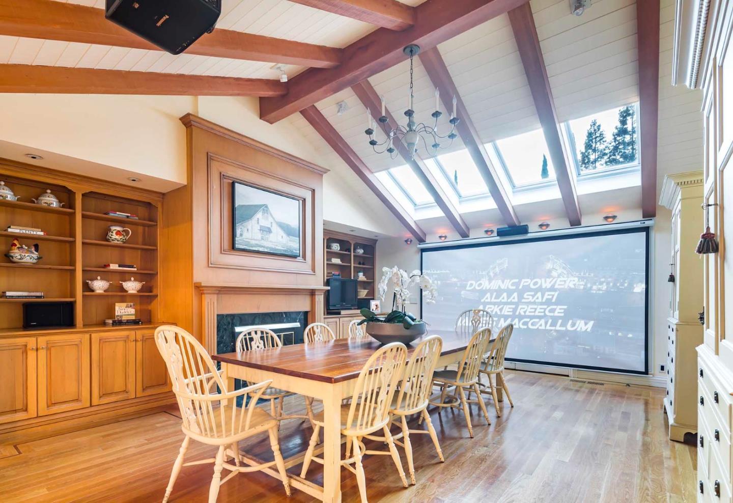 11491 Old Ranch Road Los Altos Hills, CA 94024 - Photo 21 of 52 a dining room with furniture and window