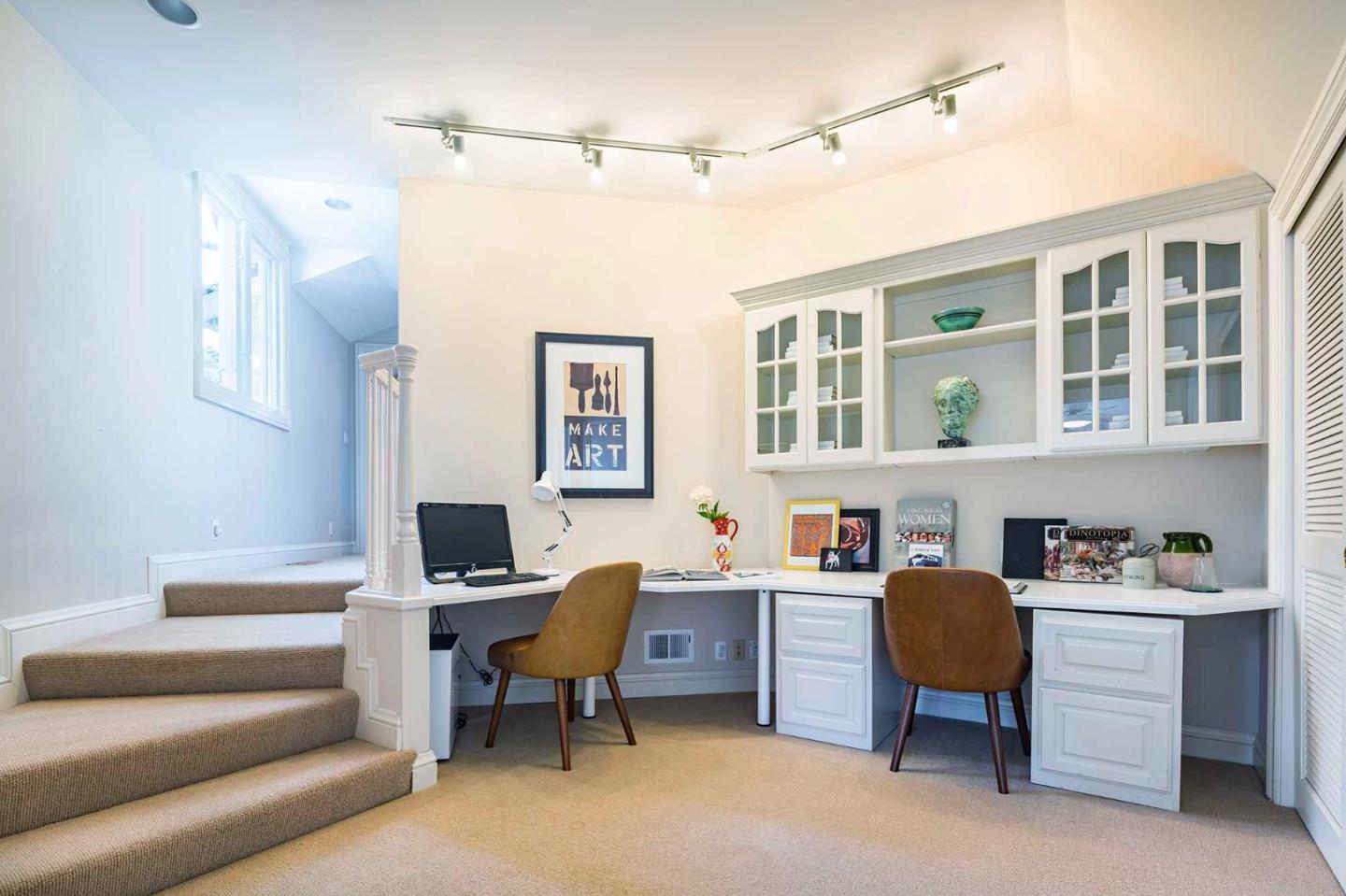 11491 Old Ranch Road Los Altos Hills, CA 94024 - Photo 26 of 52 a workspace with furniture and a workspace