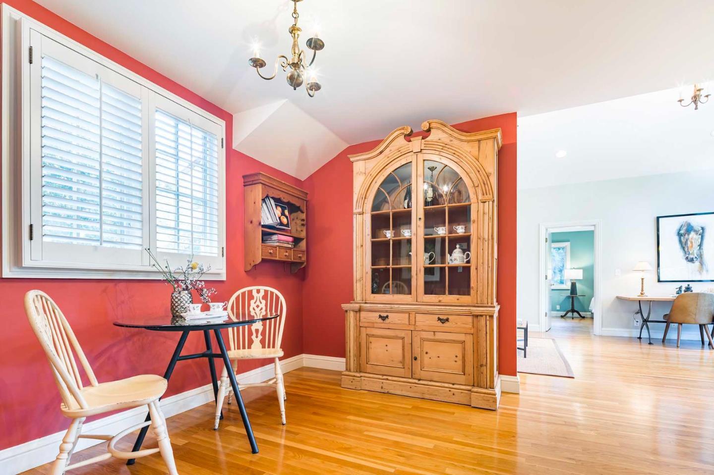 11491 Old Ranch Road Los Altos Hills, CA 94024 - Photo 34 of 52 a view of a livingroom with furniture and wooden floor