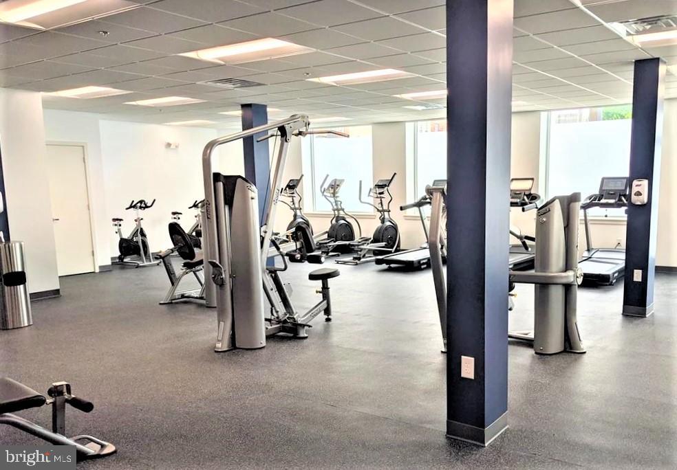 6649 Ridge Avenue, Unit B103 Philadelphia, PA 19128 - Photo 13 of 14 a view of a room with gym equipment
