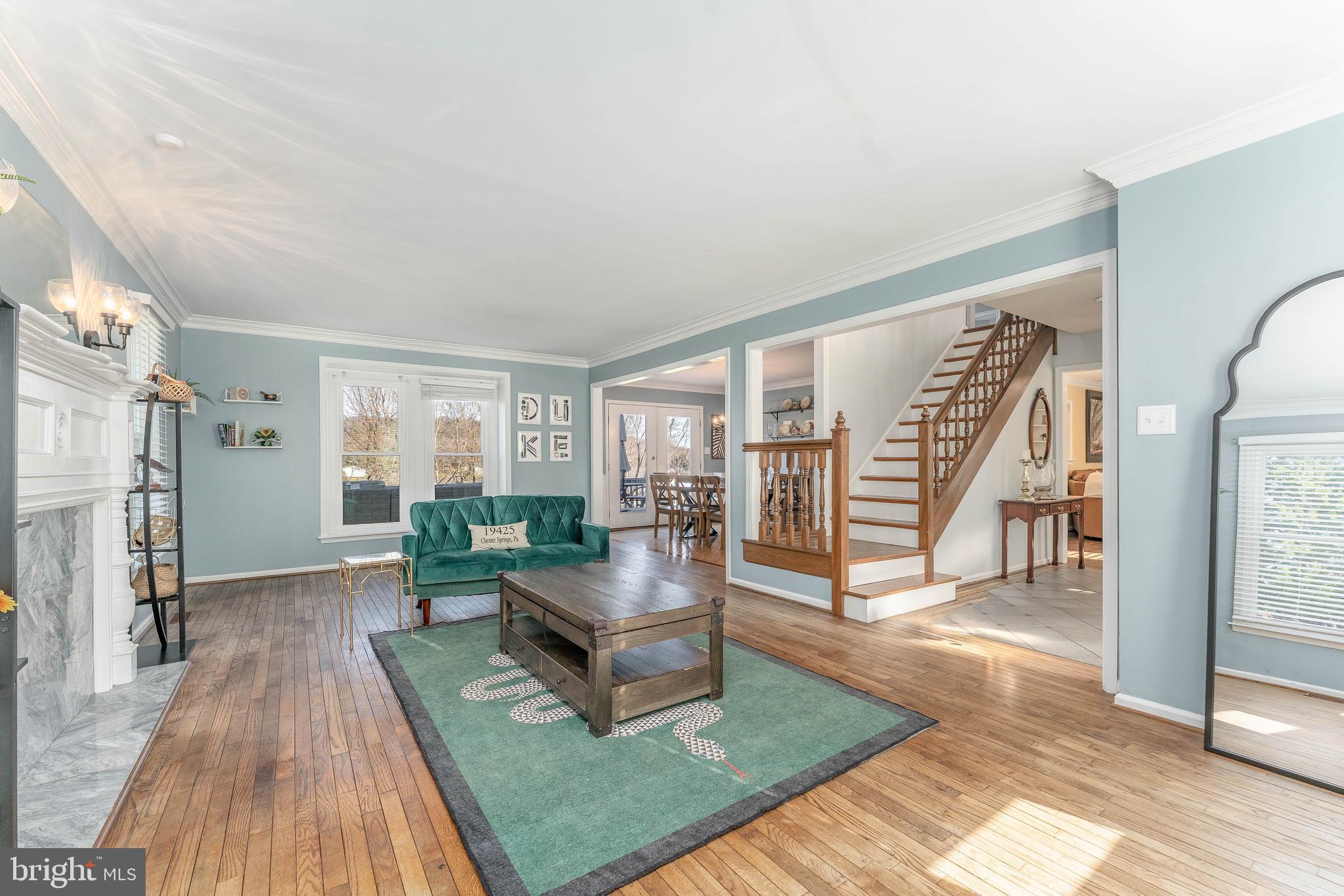 8 Matthews Run Road Chester Springs, PA 19425 - Photo 25 of 80 a living room with furniture and wooden floor