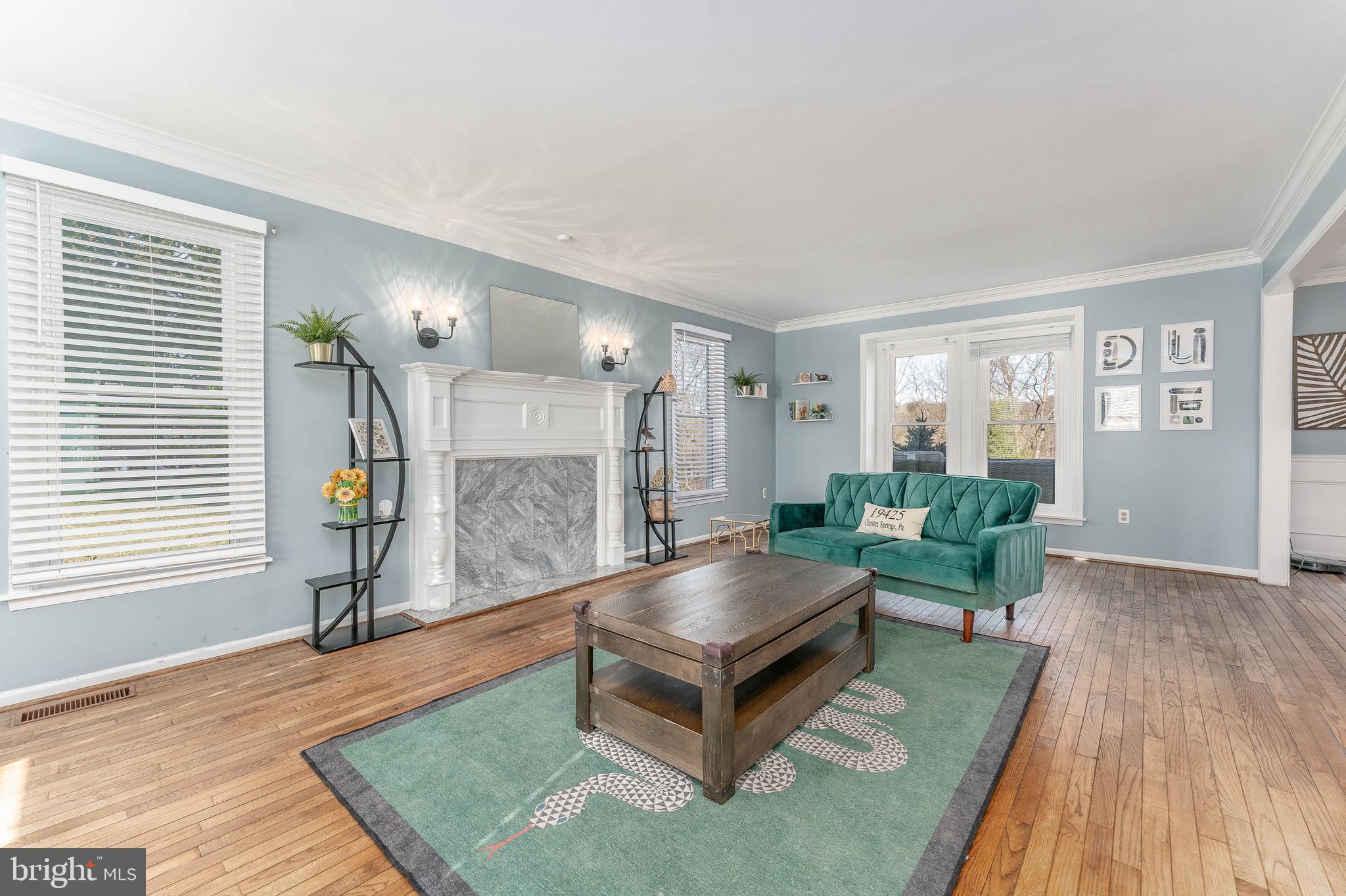 8 Matthews Run Road Chester Springs, PA 19425 - Photo 26 of 80 a living room with furniture and a wooden floor