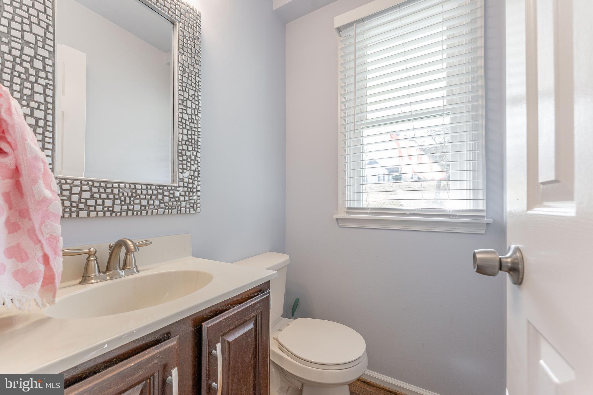 8 Matthews Run Road Chester Springs, PA 19425 - Photo 28 of 80 a bathroom with a sink a toilet and a window
