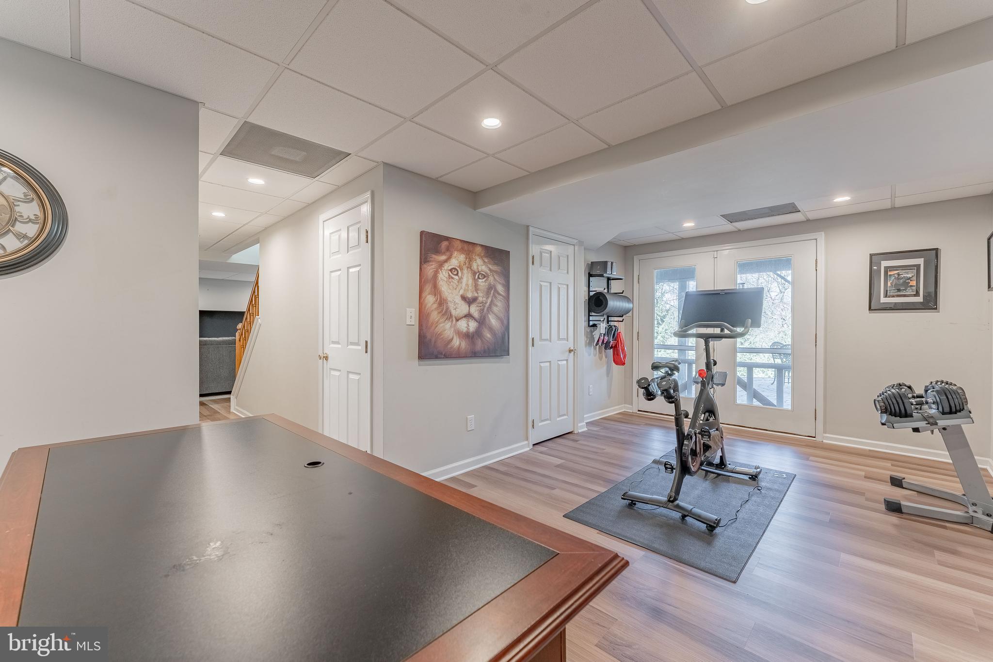 8 Matthews Run Road Chester Springs, PA 19425 - Photo 63 of 80 a view of a room with gym equipment