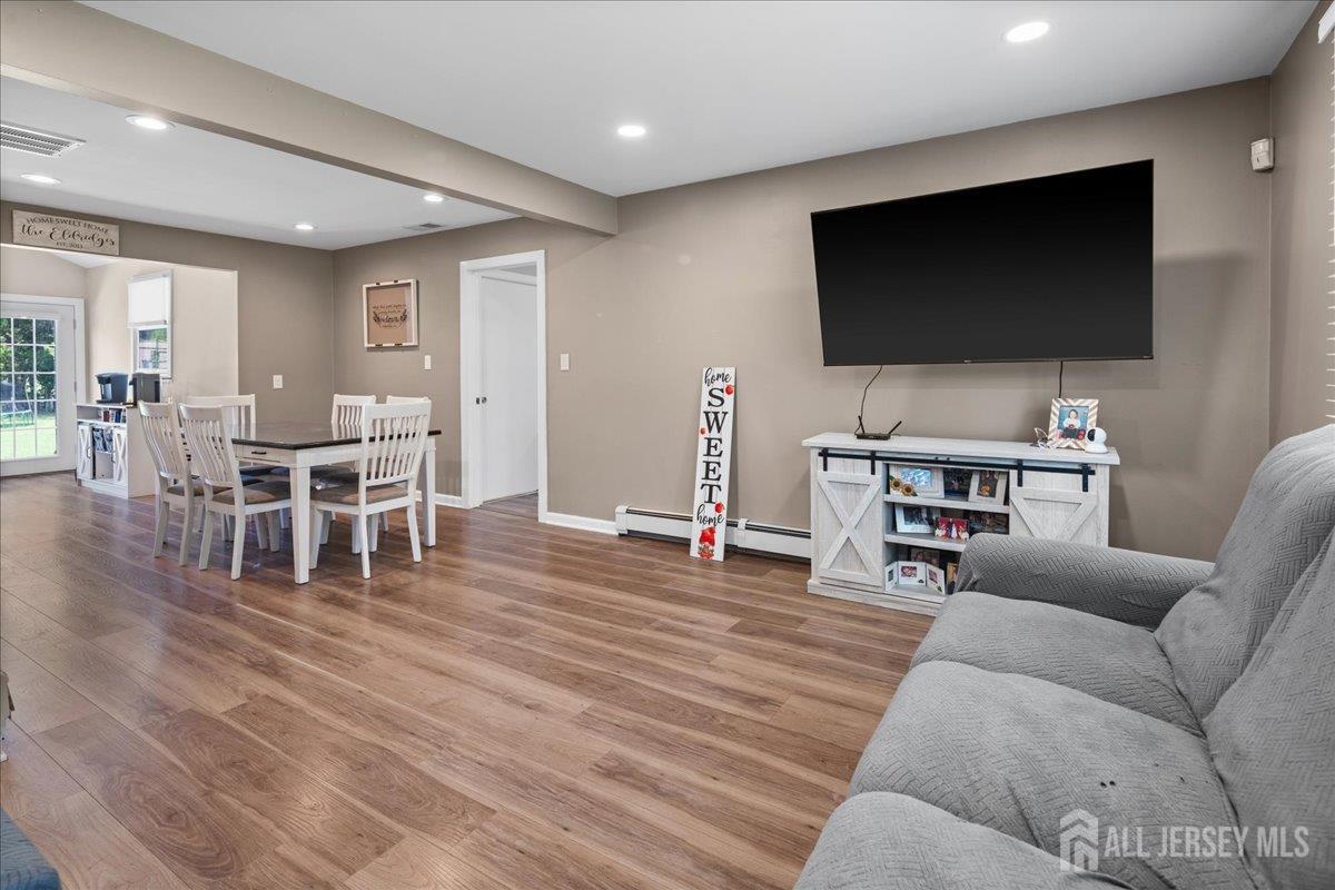 5 Applegate Road Jobstown, NJ 08041 - Photo 3 of 34 a living room with furniture and a flat screen tv