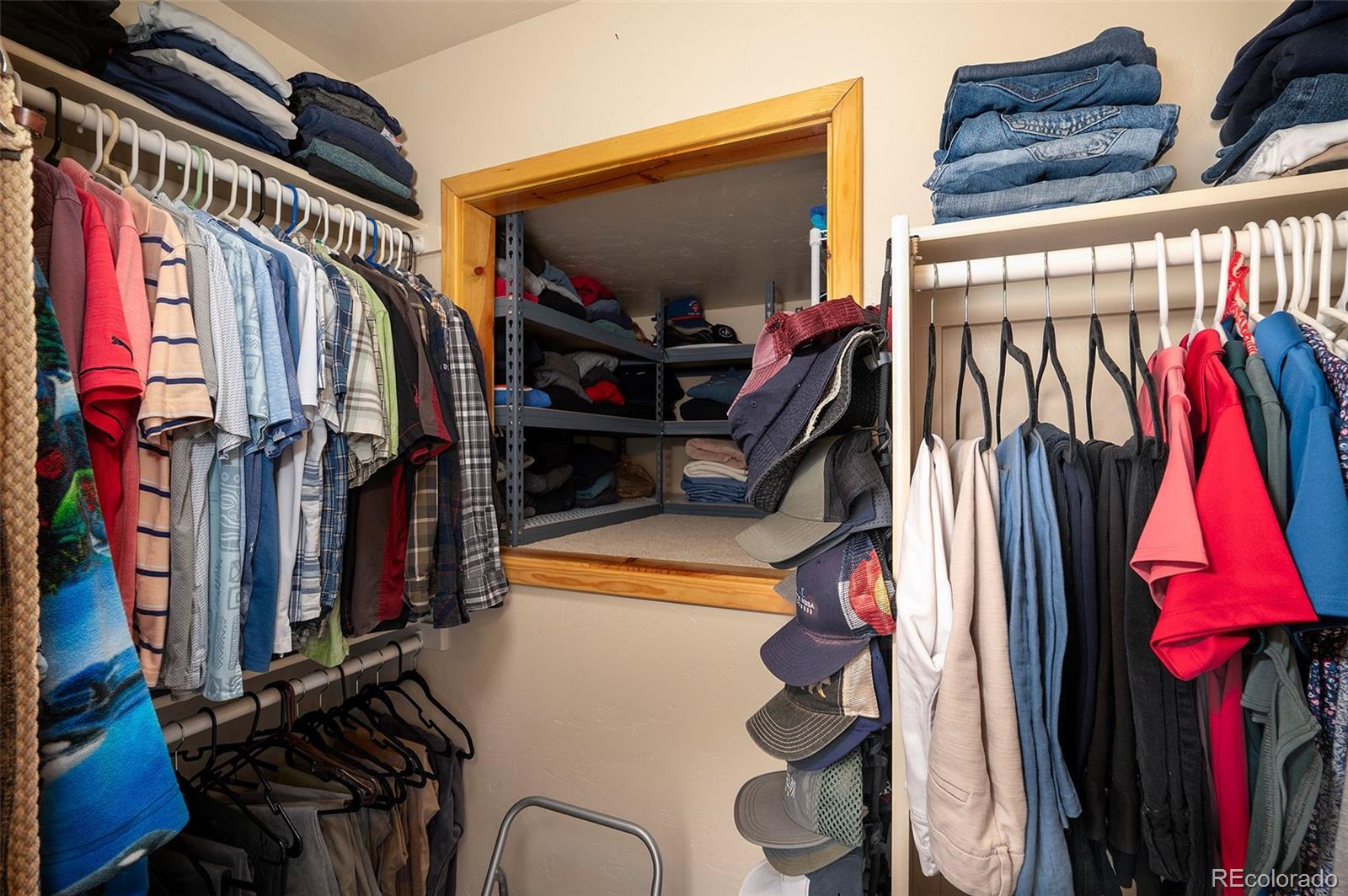 290 Village Road Granby, CO 80446 - Photo 19 of 45 a view of walk in closet with clothes and shoes