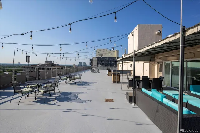 a view of city with tall buildings