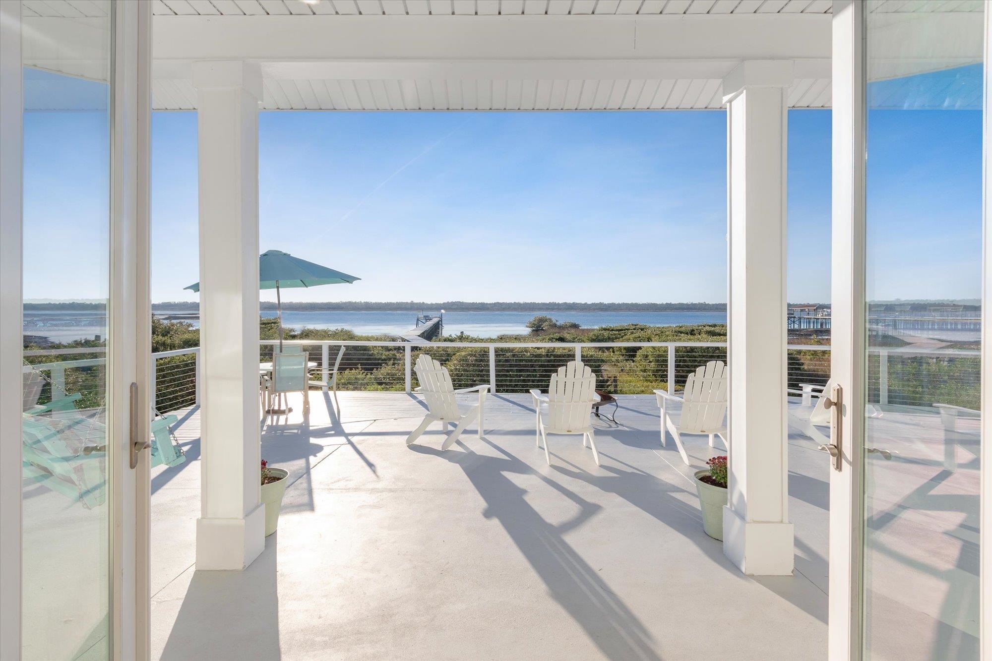 345 Micklers Road St. Augustine, FL 32080 - Photo 13 of 100 a view of a living room and a balcony