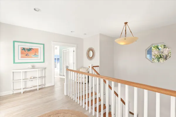 front view of a house with a swimming pool