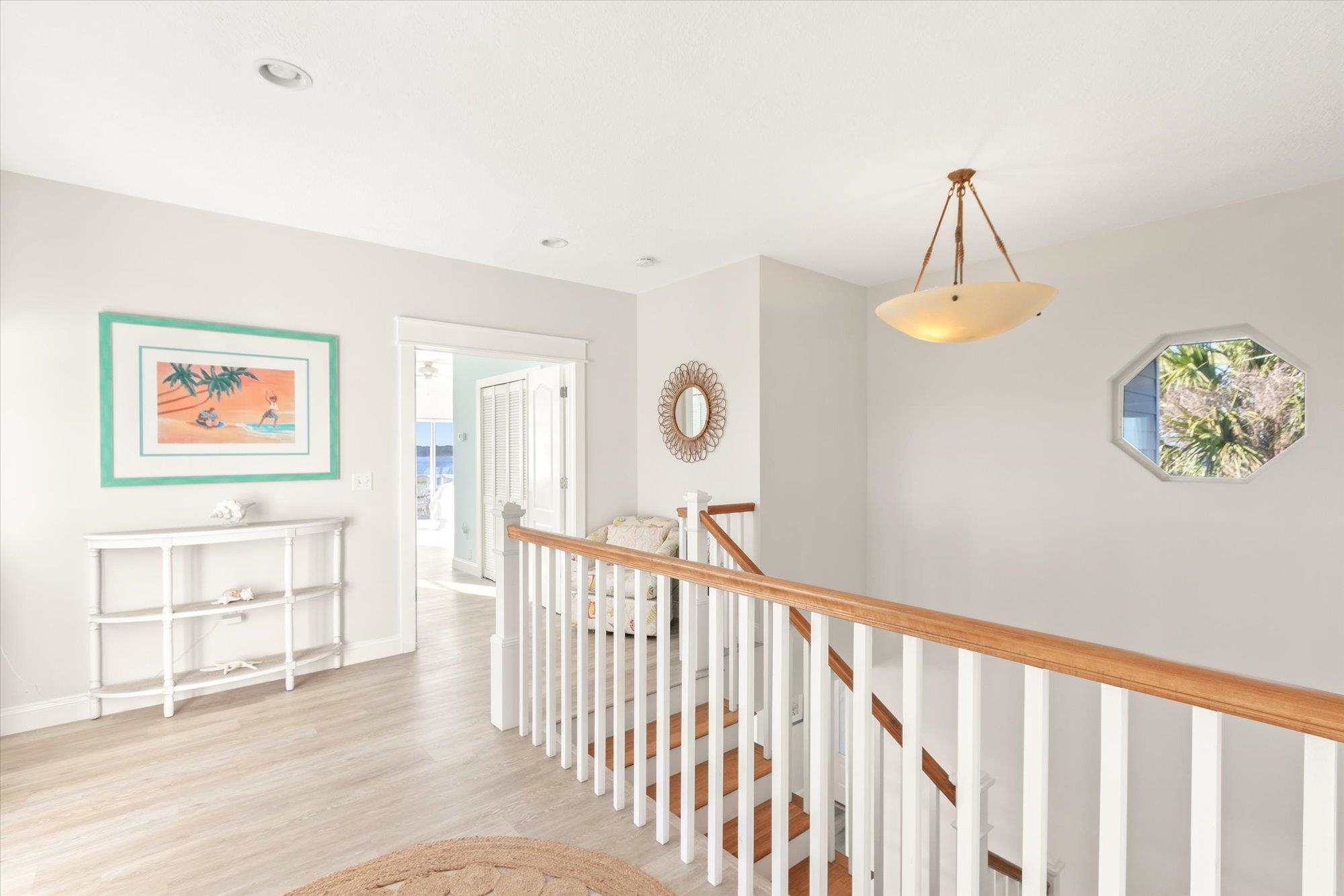 345 Micklers Road St. Augustine, FL 32080 - Photo 31 of 100 a view of staircase with a large window