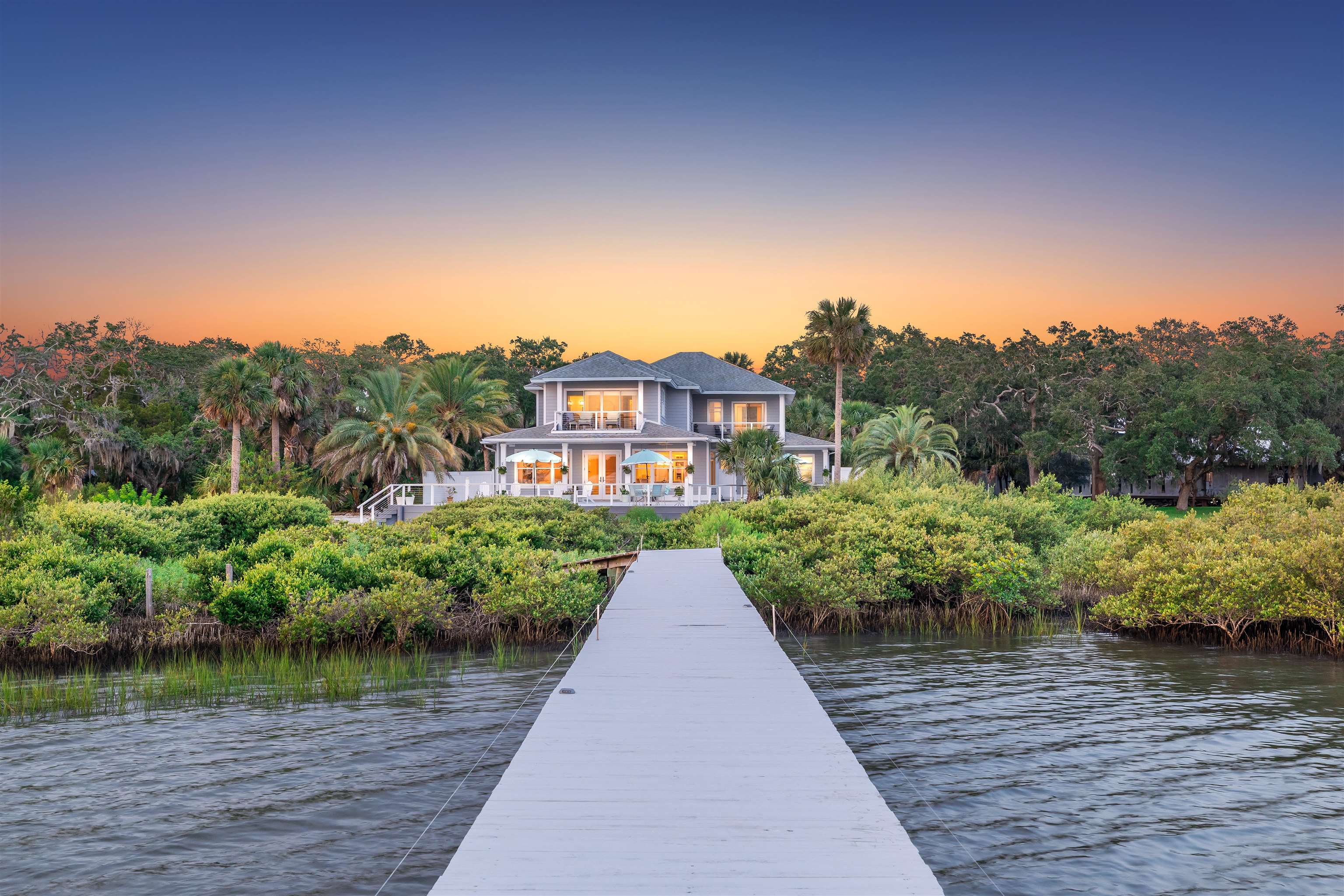 345 Micklers Road St. Augustine, FL 32080 - Photo 59 of 100 a pathway of a house with a yard