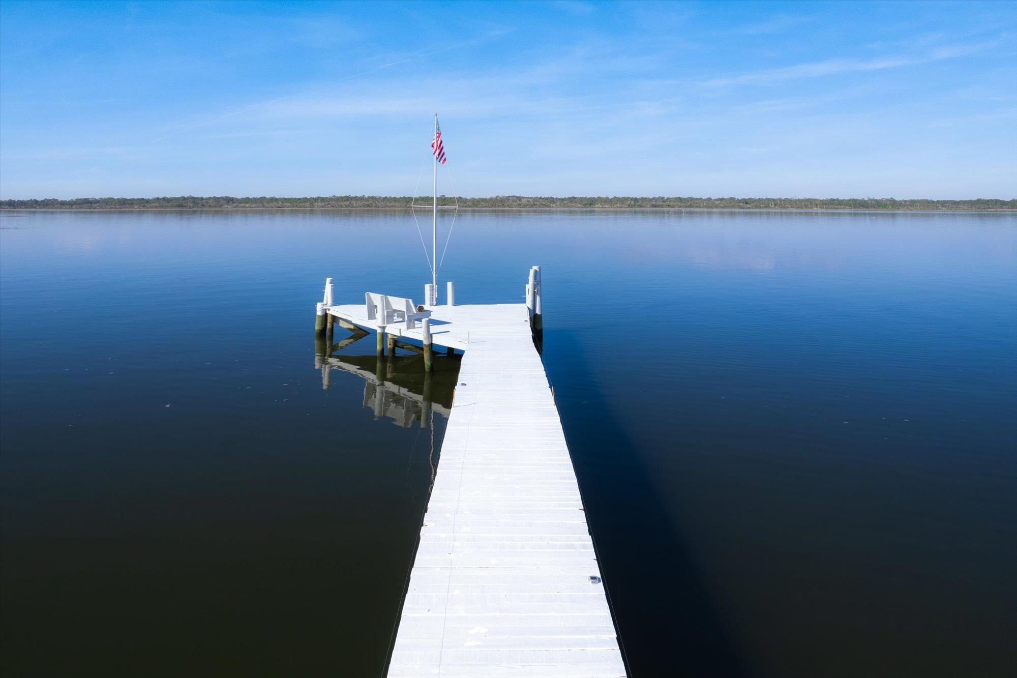 345 Micklers Road St. Augustine, FL 32080 - Photo 91 of 100 a view of a lake from balcony