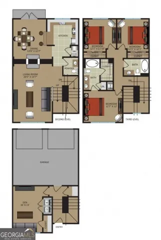 a picture of a living room with a rug