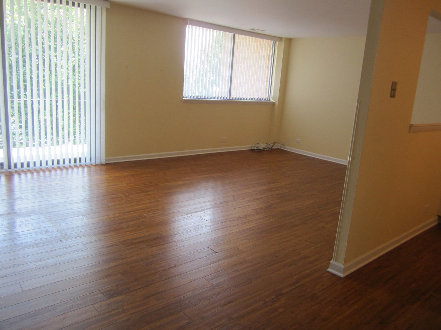 15 Bar Harbour Road, Unit 4G Schaumburg, IL 60193 - Photo 2 of 21 an empty room with wooden floor and windows