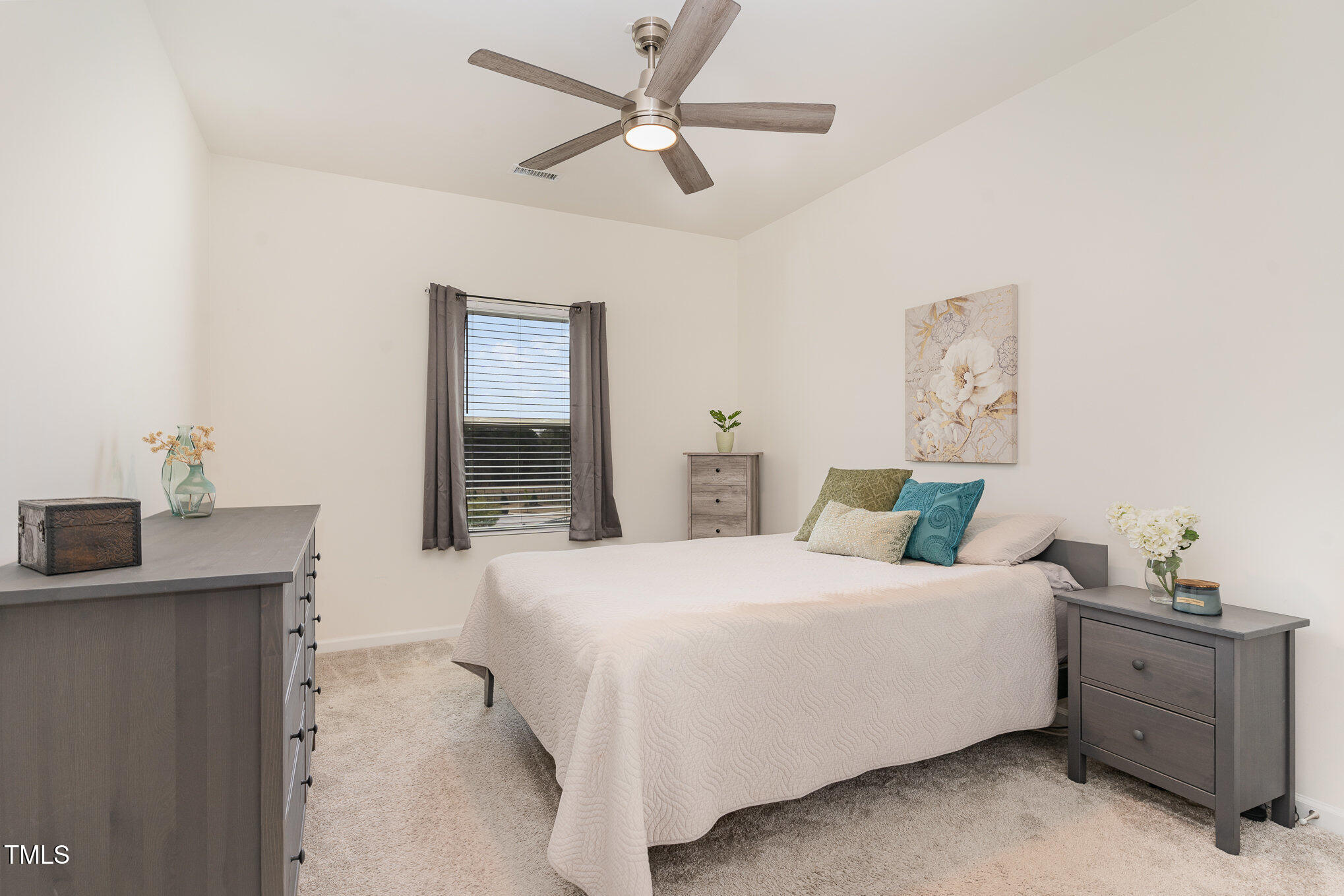 1040 Lippincott Road Durham, NC 27703 - Photo 17 of 43 a bedroom with a bed and a desk