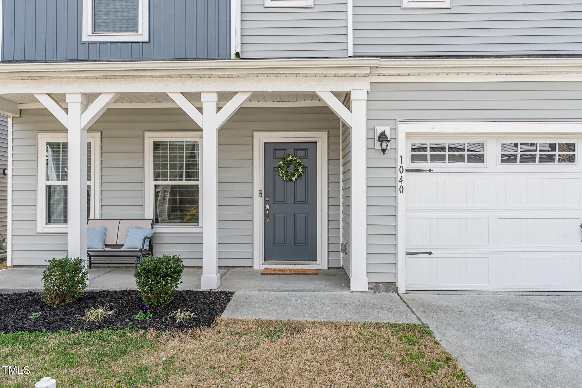 1040 Lippincott Road Durham, NC 27703 - Photo 33 of 43 a front view of a house with garden