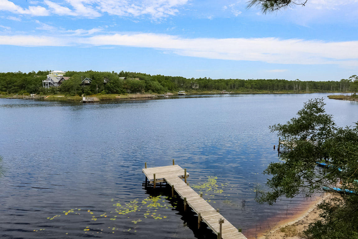 155 South Camp Creek Rd Inlet Beach Inlet Beach, FL 32461 - Photo 39 of 43 a view of a lake with houses in the back