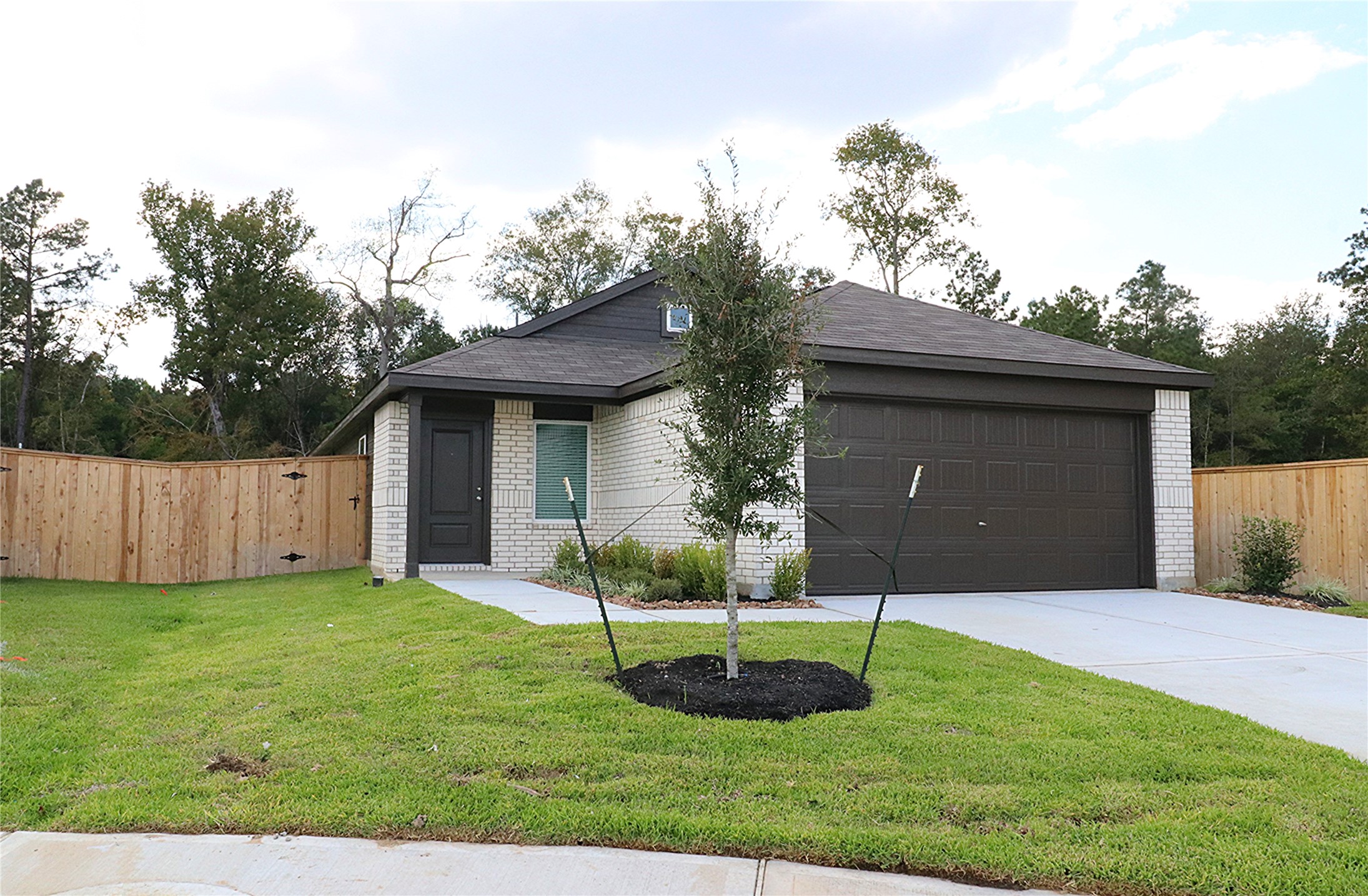 20805 Le Scifo Court New Caney, TX 77357 - Photo 1 of 20 a view of a house with a yard and a garden