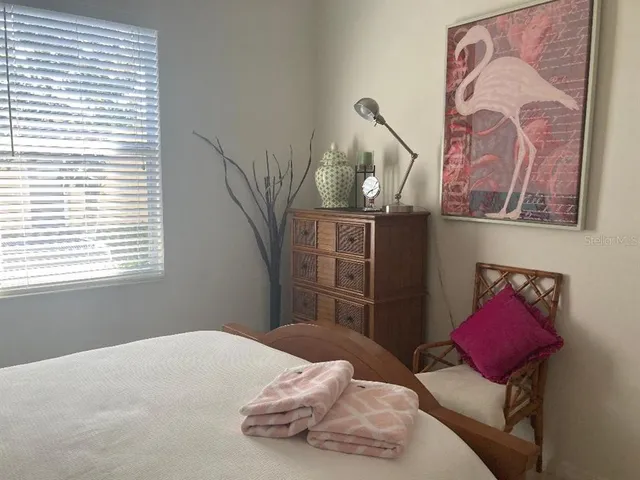 a view of a room with racks