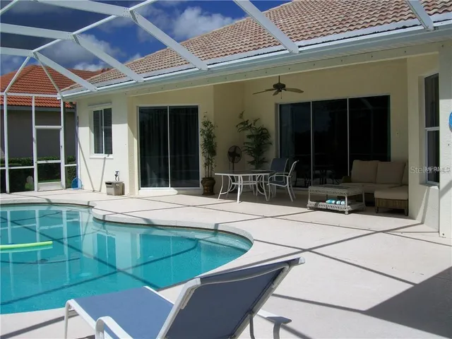 a view of an outdoor space and tennis court