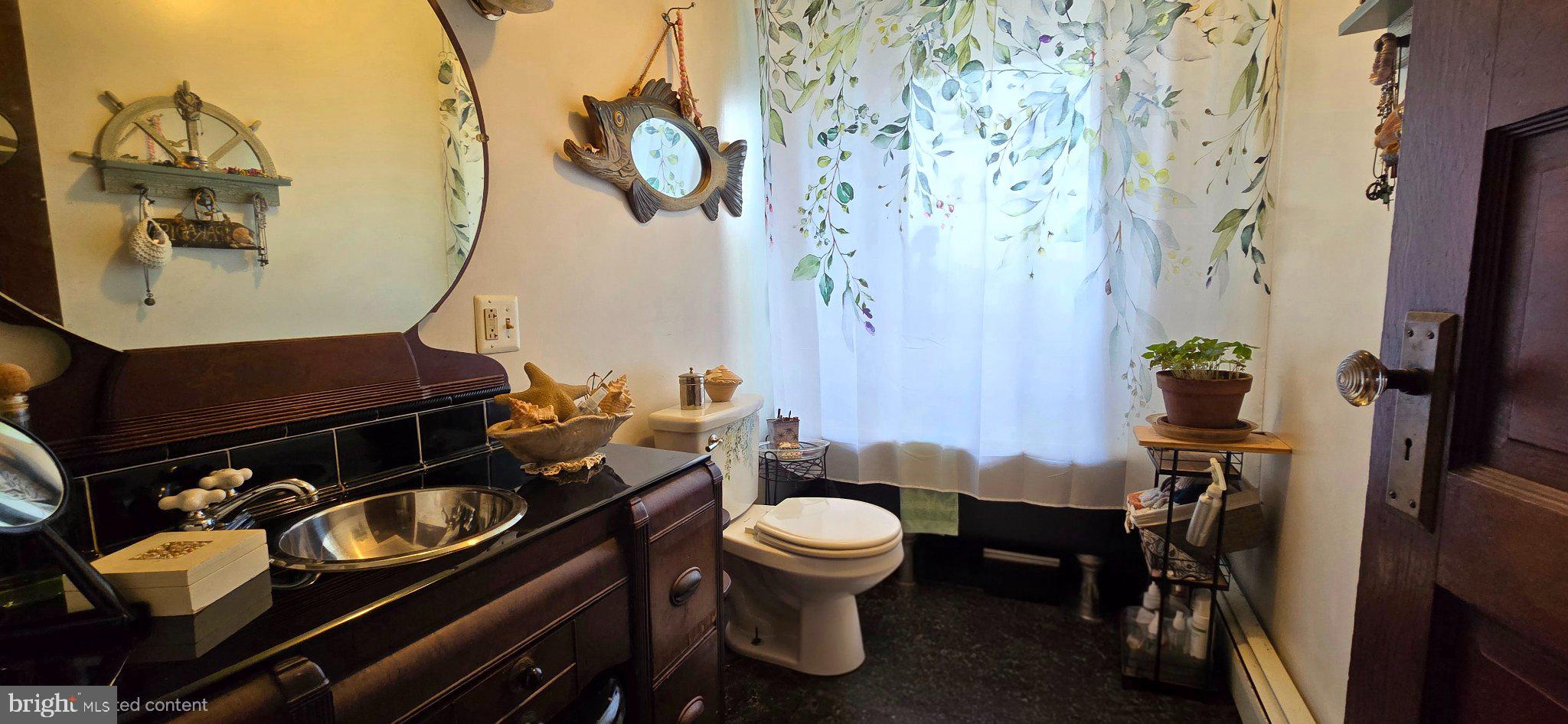1123 Butler Street Reading, PA 19601 - Photo 9 of 15 Charming bathroom with nature-inspired decor.
