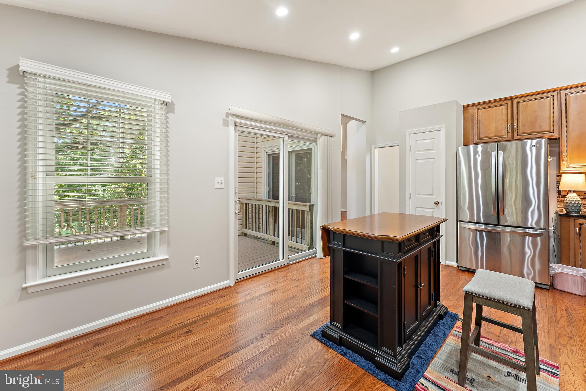 6501 Legend Gate Place Burke, VA 22015 - Photo 14 of 46 kitchen to deck