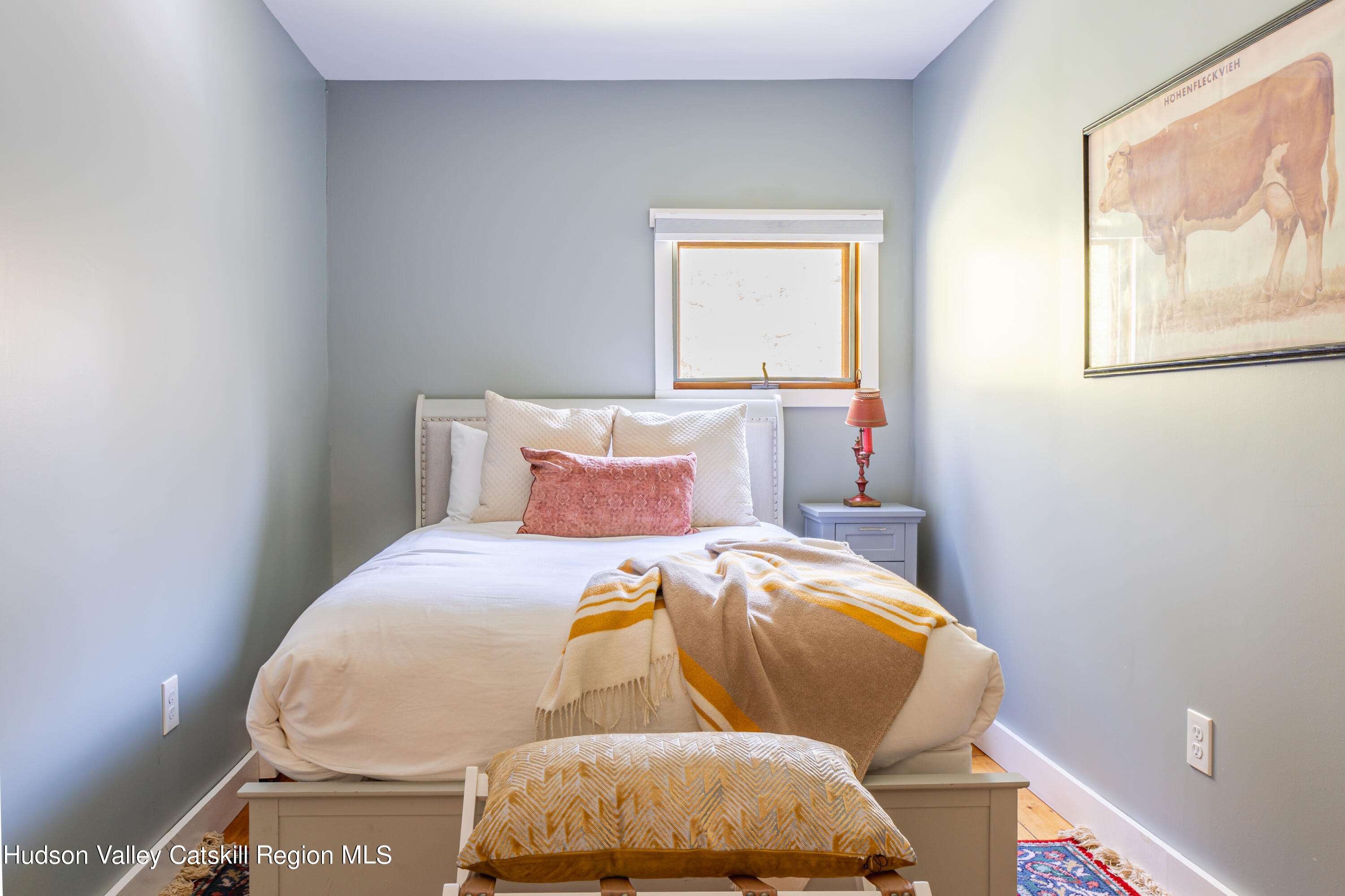 255 High Falls Road Saugerties, NY 12477 - Photo 20 of 33 a bed room with a bed and a painting