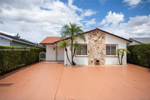 a view of a house with a patio