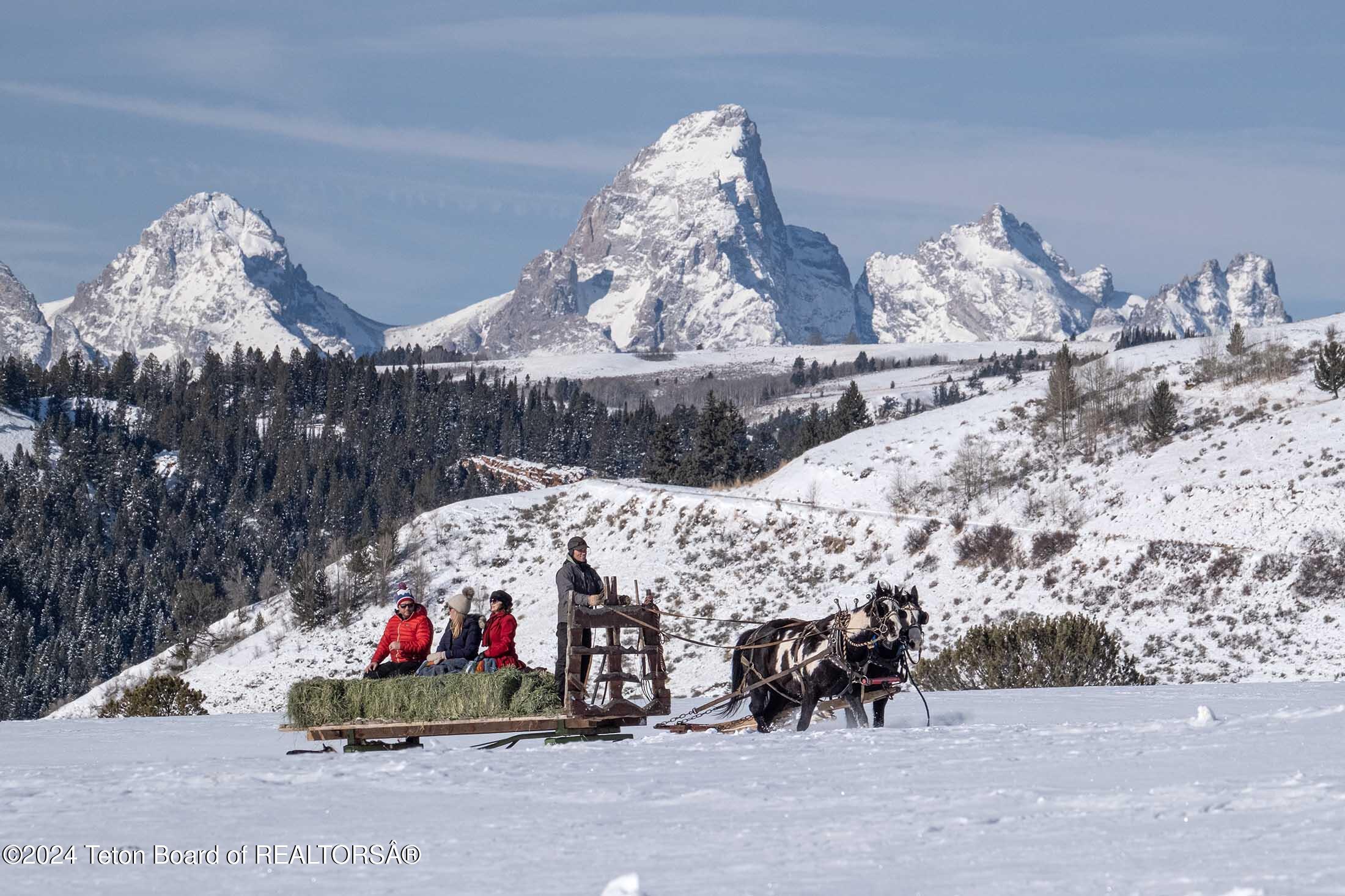 15400 Gros Ventre Road Moose, WY 83012 - Photo 64 of 65 Sleigh Ride at Red Hills